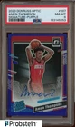 2023 Donruss Optic Purple Prizm #287 Amen Thompson RC Rookie AUTO PSA 8