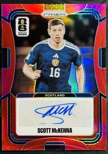 2026 Panini Prizm FIFA World Cup Scott McKenna #S-SM Scotland Red /7