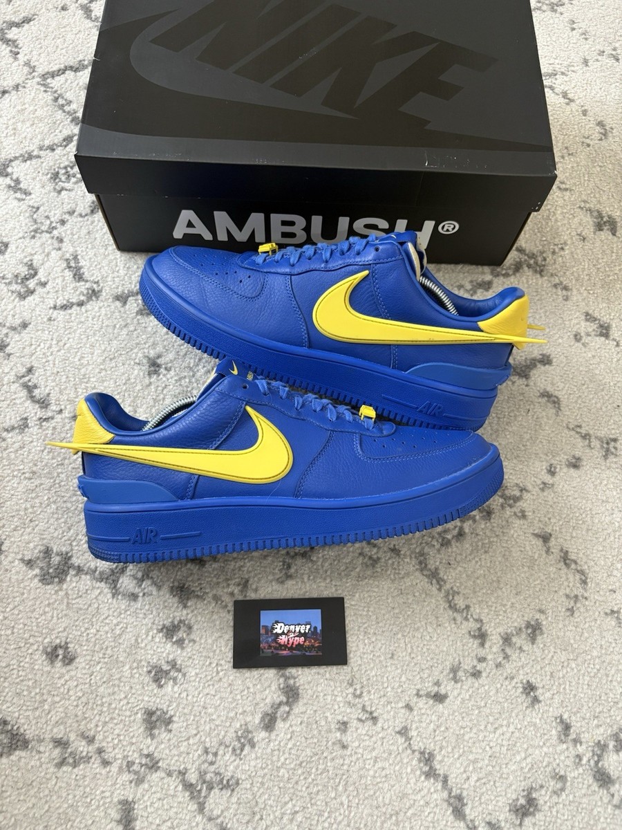 Size 11.5- Nike AMBUSH x Air Force 1 Low Game Royal Pre-Owned