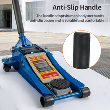 Trolley Jack 3 Ton Tonne Heavy-Duty Steel Hydraulic Lift Low Profile for Car Van