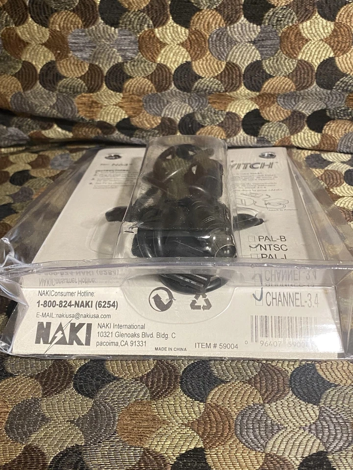 Adaptador RF Automático Naki Game Switch De Colección Nintendo 64 N64 NTSC Canal 3 4 Nuevo Foto 3 de 4