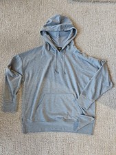 Athletic Works Sweatshirt Womens Large Grey Hoodie Pullover Kangaroo Pocket