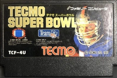 Tecmo Super Bowl Japan NES Nintendo Cartridge Only Used Japanese ver Tested