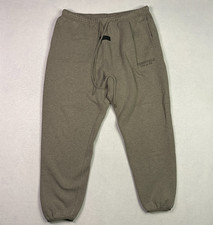 Fear of God Essentials Baggy Oversized Sweatpants Joggers Beige Brown Mens 2XL