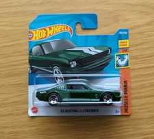 Hot Wheels '65 Mustang 2+2 Fastback Collectible Diecast Car New In Box