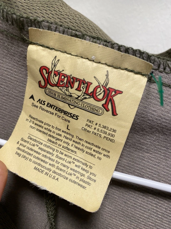 Scentlok Hunting Scent Blocking Pullover Shirt Men's Size Large USA Camo - Image 3 of 4