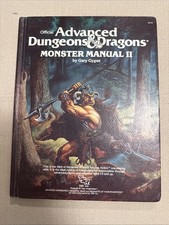 Monster Manual II by Gary Gygax, Official AD&...