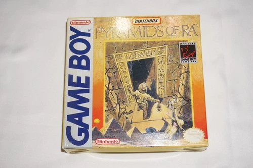 Pyramids of Ra (Nintendo Game Boy Gameboy) Complete in Box w/ Reg Poster CIB