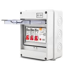 Garage & Caravan 2-Way Consumer Unit 40A 30Ma RCD + 2 MCB (6A + 16A)