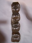collectible vintage sterling silver Mexico filigree hinged bracelet 7 in long — photo 9