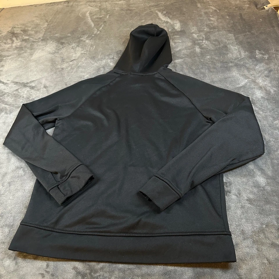 Nike Baseball Hoodie Pullover Sweatshirt Fleece Lined Black Youth Extra Large - Image 3 of 4