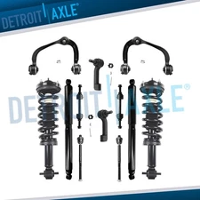 Front Strut w/Coil Spring Control Arms Rear Shocks Kit for 2015-2017 Ford F-150