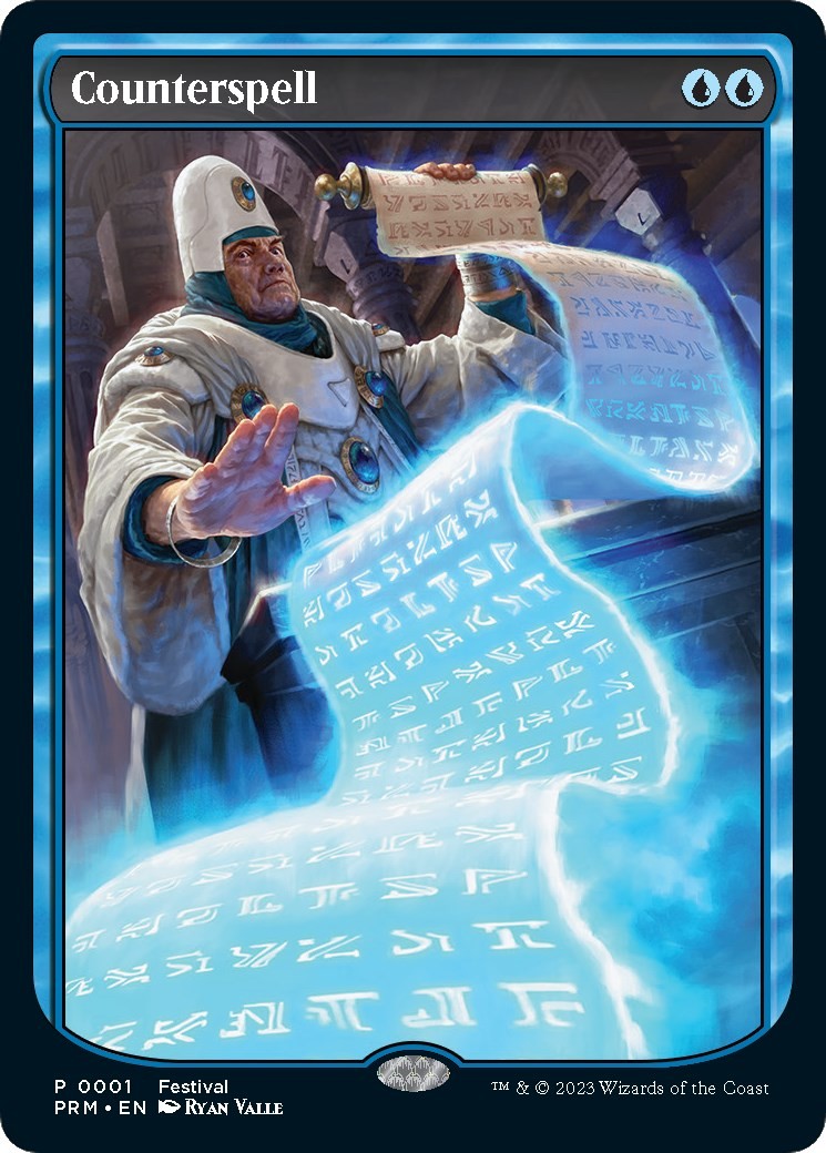 Counterspell Normal [MFP - 1] LP MagicMagicFest Cards