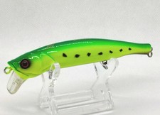 ARGUS GOKOU 110-SF BAZOOKA Lime Chart Iwashi 110mm 18g Slow Floating Lure Used