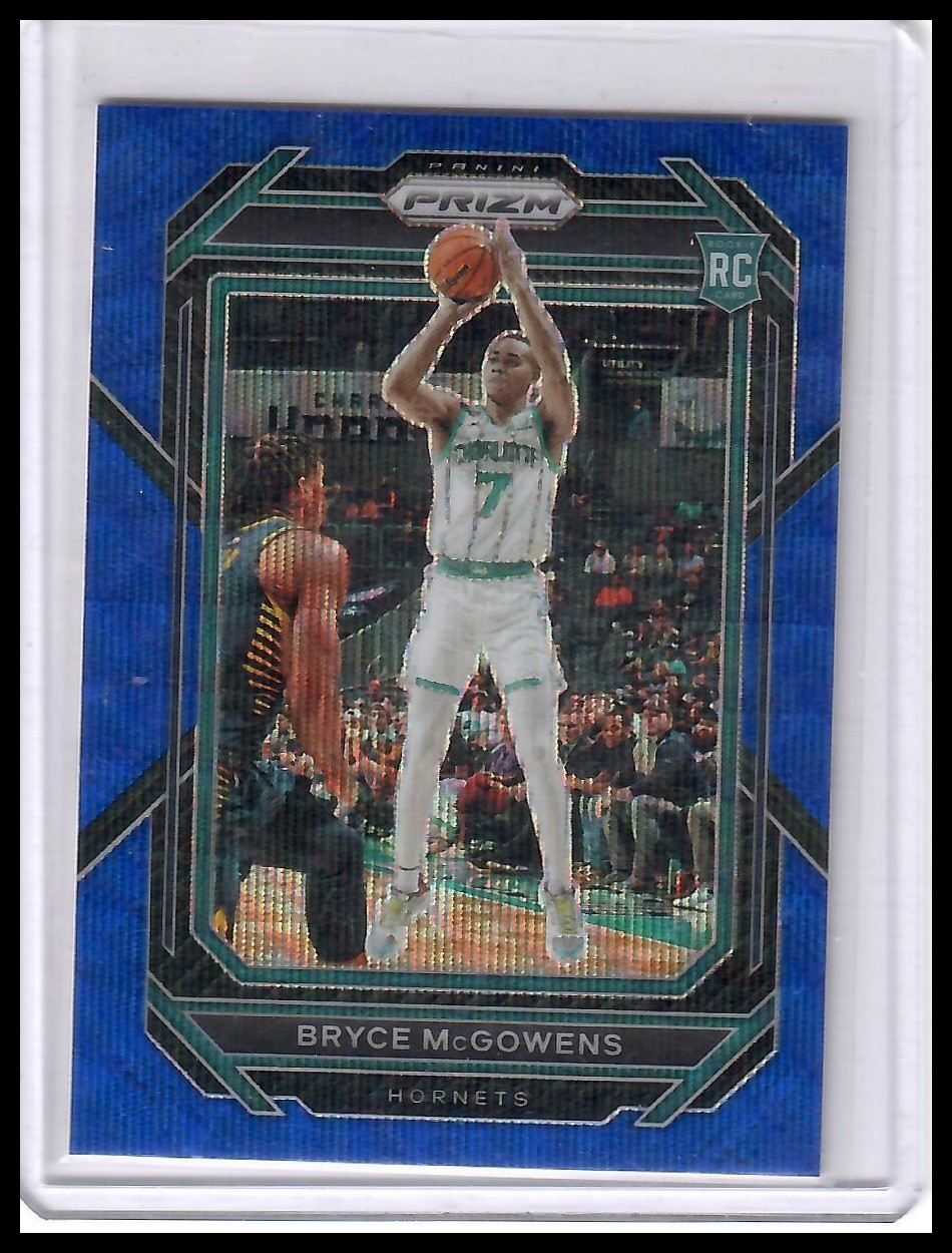 2022-23 Panini Prizm #222 Bryce McGowens Prizms Blue Wave