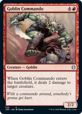 1x Goblin Commando MTG Jumpstart NM Magic Regular