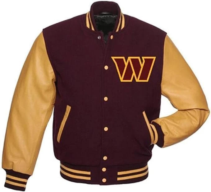 Washington Commanders Football Varsity Jacket