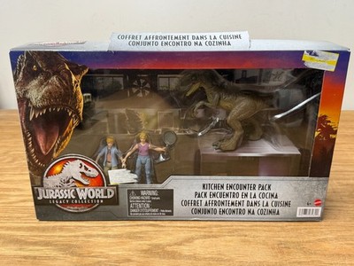 Jurassic World Legacy Collection Kitchen Encounter Tim Lex Velociraptor