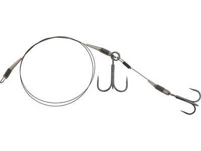 Westin MULTI-PURPOSE RIG SEMI BARBED M #8+#8 50CM 14KG/30LBS 1X7 1PC Stahlvorfac