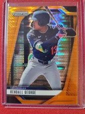 2025 Panini Prizm - Kendall George #298 Orange Pulsar /399