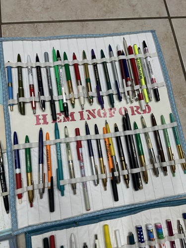 Riesiges Vintage Nebraska Werbung Werbe Kugelschreiber Bleistift Lot Display Matten - Bild 3 von 9