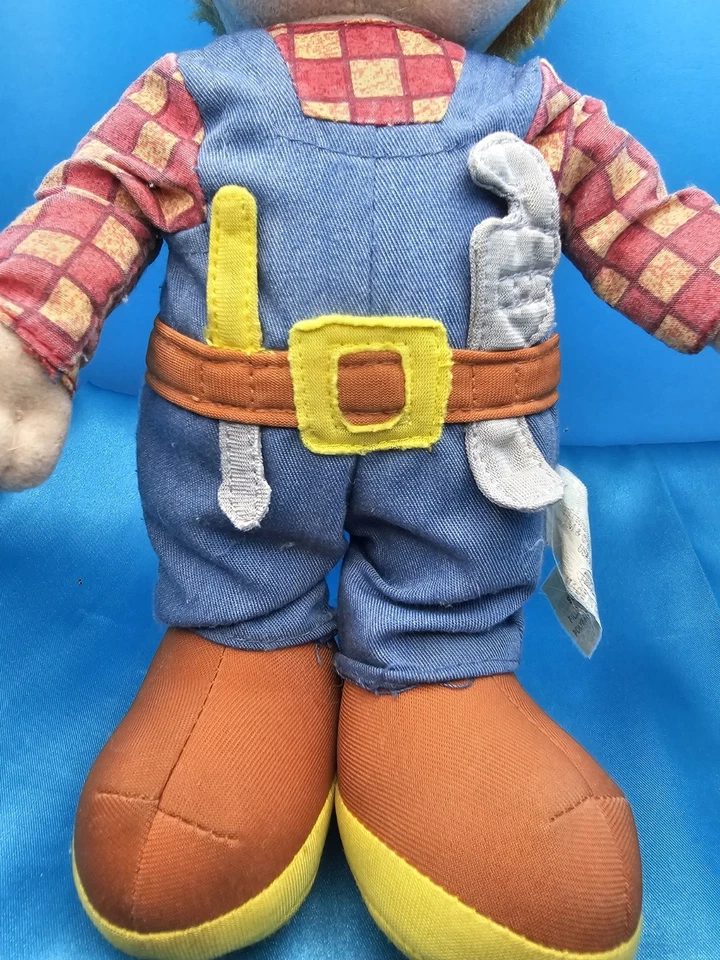 Bob The Builder 11” Plush 2001 Huggable Bob Hasbro Playskool Vintage Stuffed - Image 2 of 4