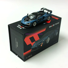 1:64 Senna Blue Super Car Alloy Model Diecast Detailed Collectible