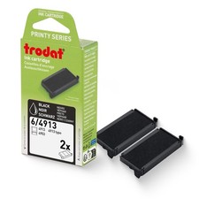 2 PCS Black Replacement Ink Pad For Printy 4913 SelfInking Stamp Office Tool