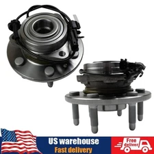 4x4 Front Wheel Bearing Hub fr Chevy Silverado GMC Sierra 1500 Tahoe 515160 PAIR