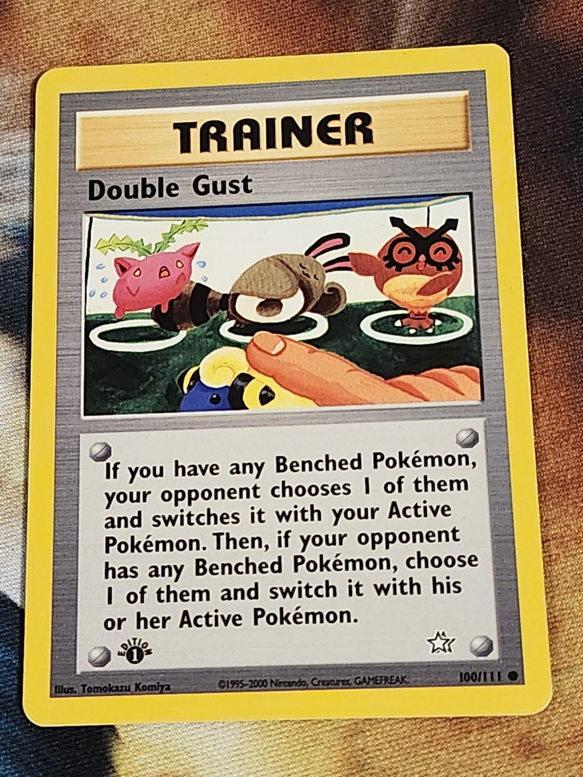 2000 Pokemon Neo Genesis -Double Gust 1st Edition 100/111 Common - NM