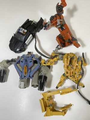 Transformers Movie Figure Incomplete Parts Lot Barricade Thundercracker Mudflap
