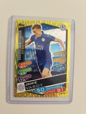 Match Attax 16/17 Jamie Vardy Leicester City 2016/17 Exclusive Edition #S13