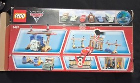 Used LEGO Cars 2 Flo's V8 Caf&eacute; 8487 Complete Set 517pcs w/ Box 100% complete