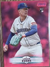 Topps Stadium Club 2025 Logan Evans #52 Seattle Mariners Rookie RC