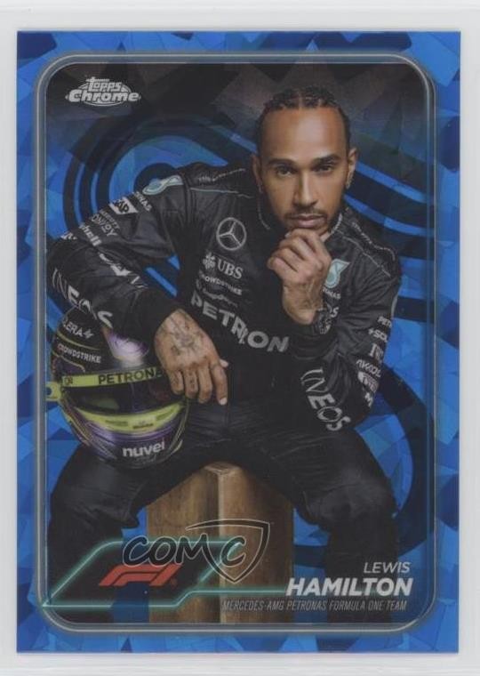 2024 Topps Chrome Sapphire Edition Formula 1 F1 Drivers Lewis Hamilton #6 16n5
