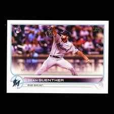 Sean Guenther RC 2022 Topps Rookie Marlins