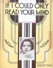 If I Could Only Read Your Mind Sheet Music Mildred Bailey Peter Tinturin Mercer