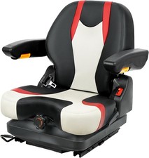 Tractor Suspension Seat, Highback Low Mower Seat, Adjustable Backrest 