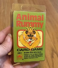 Vintage Animal Rummy Card Game Golden Publishing Rare New