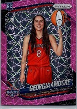 2025 Panini Prizm WNBA Georgia Amoore #140 Pink Velocity Rookie RC /79