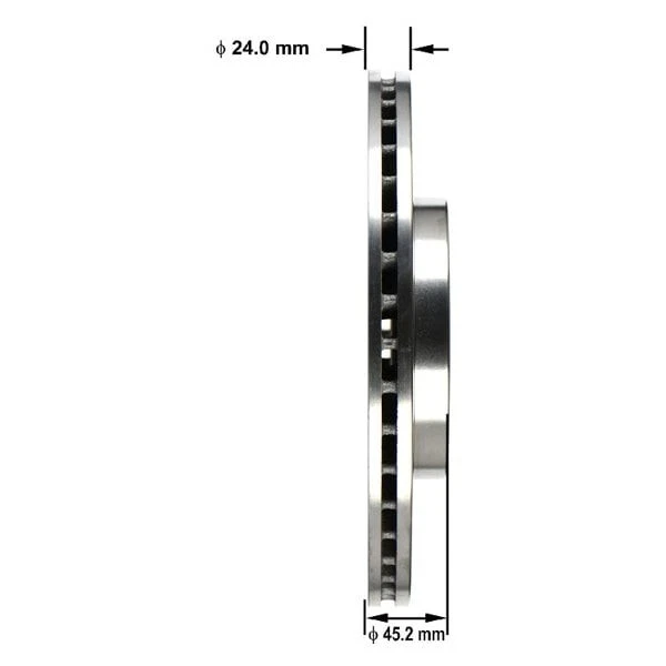 For Mini Cooper 2013 Bendix PRT6162 Global Premium Vented Front Brake Rotor Foto 4 de 4