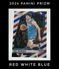 Chet Holmgren 2024 Panini Prizm #17 Red White Blue OKC Thunder