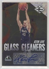 2012-13 Limited Glass Cleaners Auto 28/49 Kevin Love #2 Auto 2d0