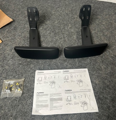 #ad #ad Lorell Mesh Mid Back Swivel Tilt Task Chair Replacement Arm Kit Parts Pads Black $19.97