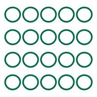 20 StüCk FKM O-Ring 15,5Mm AußEn-Ø 12,5Mm Innen-Ø 1,5Mm Breite FüR Dichtung