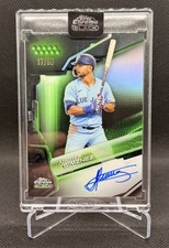2026 Topps Chrome Black Baseball Green Refractor ANDRES GIMENEZ 17/99 Auto