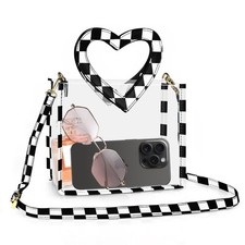 Clear Bag for Stadium Events, Clear Tote Bags for Women, Stadium Purses for C...