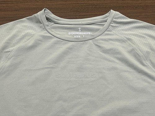 Squidhaus Essentials Men’s Sage Short-Sleeve Fitted T-Shirt - XL - Picture 2 of 5