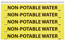 C1175Y Non-Potable Water Pipe Marker