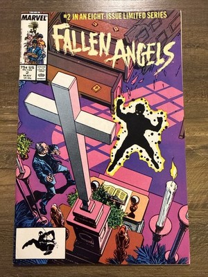 Fallen Angels #2 (1987) Marvel Comics X-Men Spin-Off Sunspot Warlock